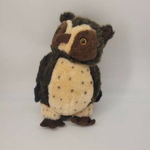 Vintage Sugarloaf 12" Brown Owl - Stuffed Animal Bird Plush
